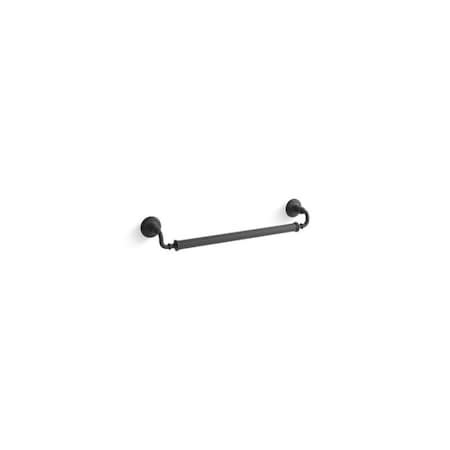 Kohler 27 in L, Zinc, Matte Black 25156-BL